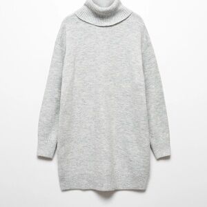 Simons Gray Turtleneck Midi Dress